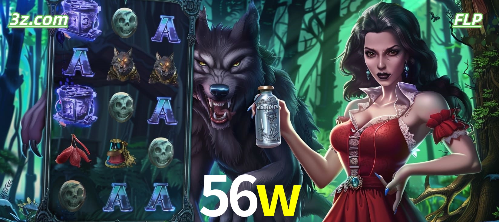 Slots online tema de lobisomem e vampira no 56w cassino Brasil